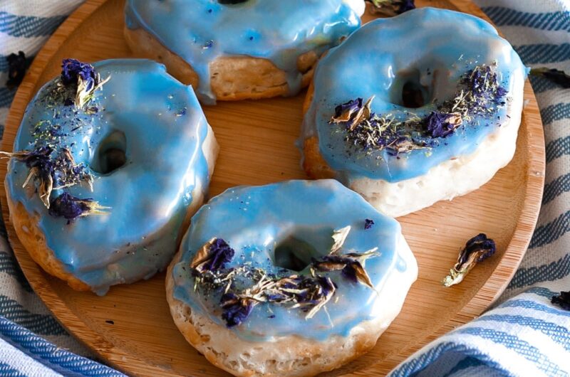 Butterfly Pea Flower Donuts (Hack)