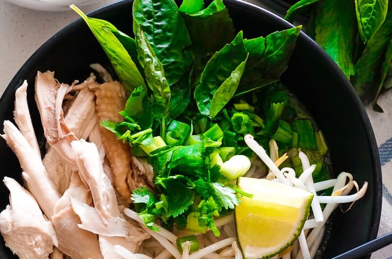 Easy Instantpot Phở Gà a.k.a. Chicken Pho (Cookbook Recipe)