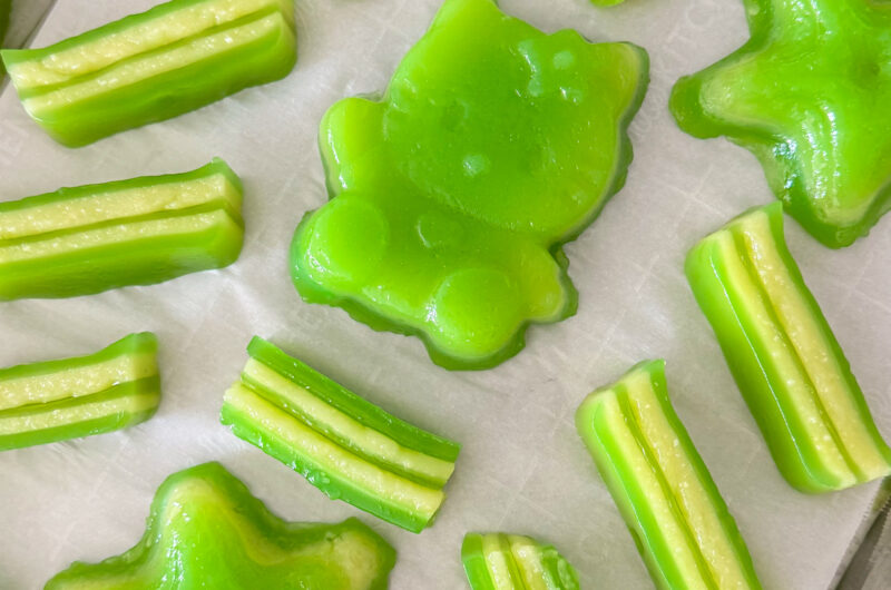 Homemade Bánh Da Lợn (Vietnamese Steamed Layer Cake)