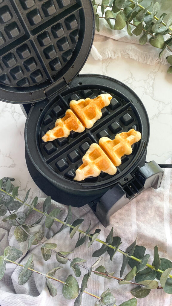 Stuffed Croffles (Croissant Waffles) - Feeding Tiny Bellies