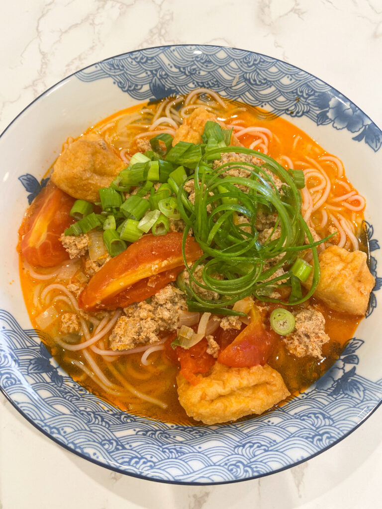A Delicious (and Easy) Bún Riêu Cua a.k.a. Vietnamese Crab Noodle Soup!
