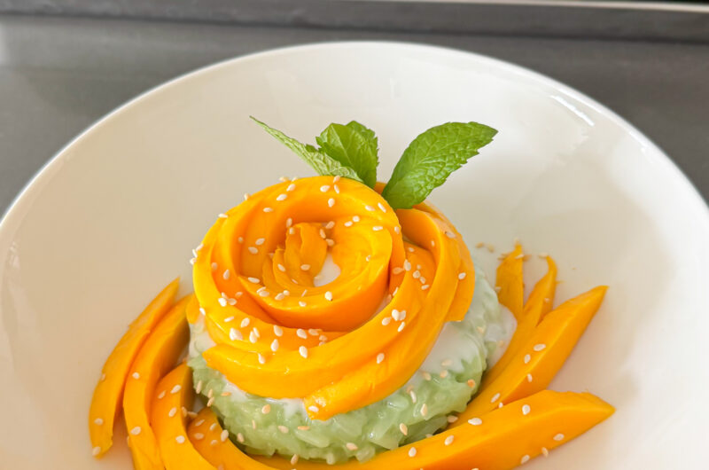 Pandan Mango Sticky Rice