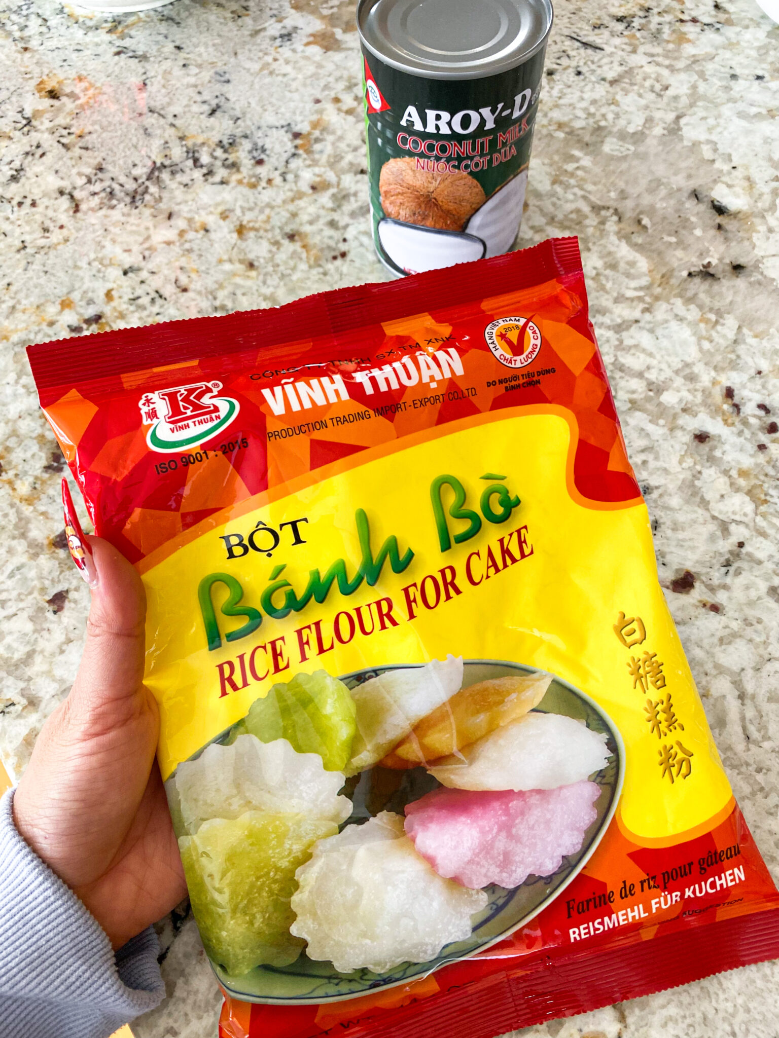 How To Make Bánh Bò Hấp Vietnamese Steamed Rice Cakes Ta Daa