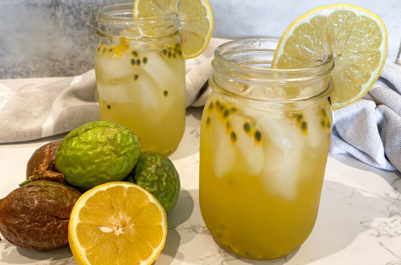 A Refreshing Passionfruit Lemonade (With Fresh Passionfruit!)