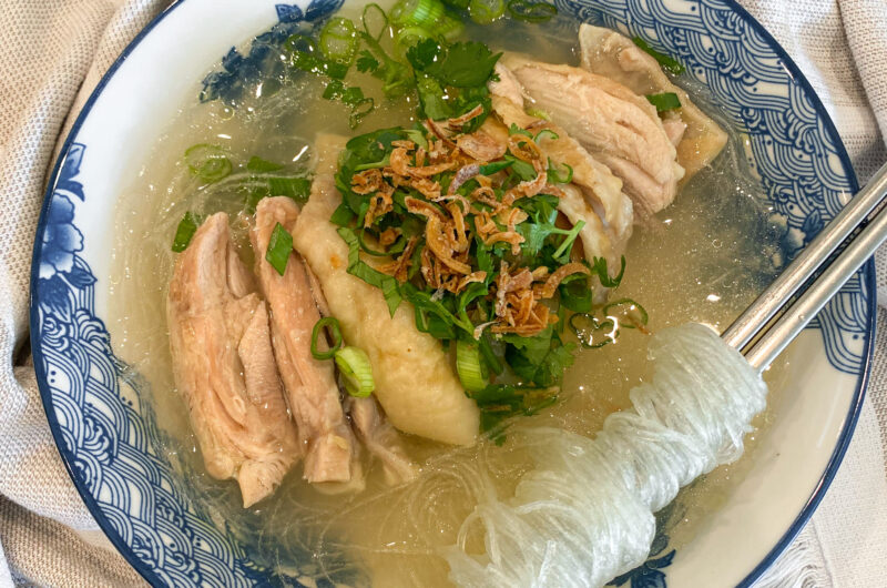 How To Make Miến Gà (Vietnamese Chicken Noodle Soup)