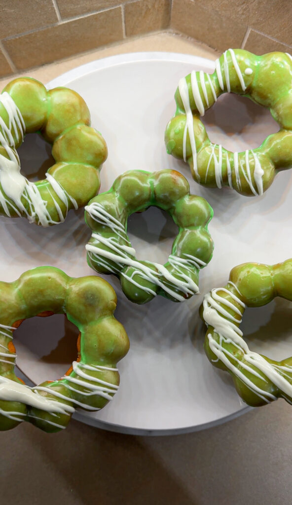 How to make Pandan Mochi Donuts