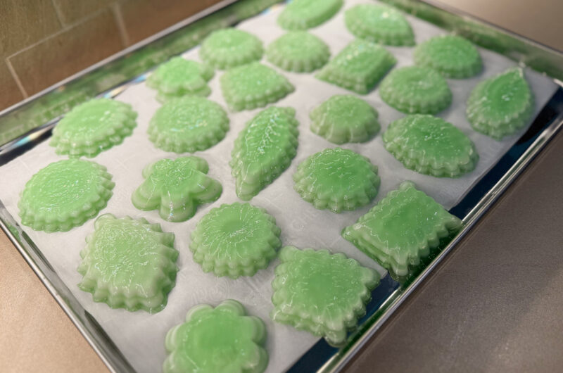 How to make Sương Sá (Vietnamese Pandan & Coconut Jelly)
