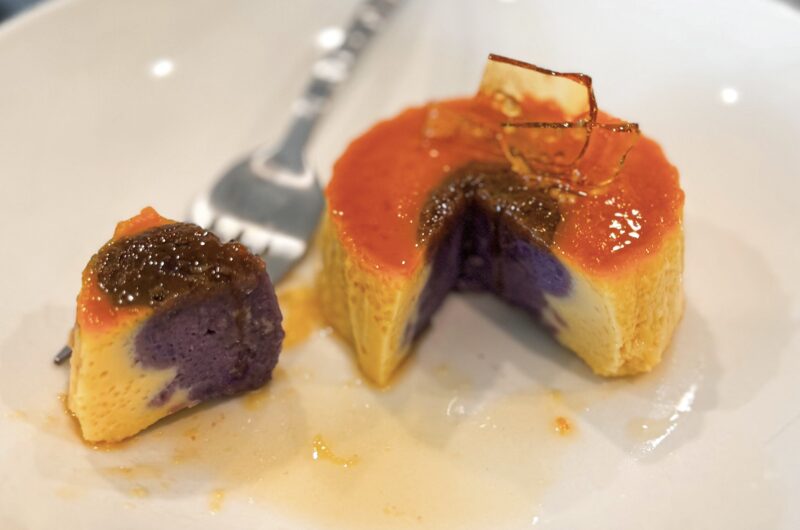 How to make Fresh Ube Flan (Baked in the Oven)