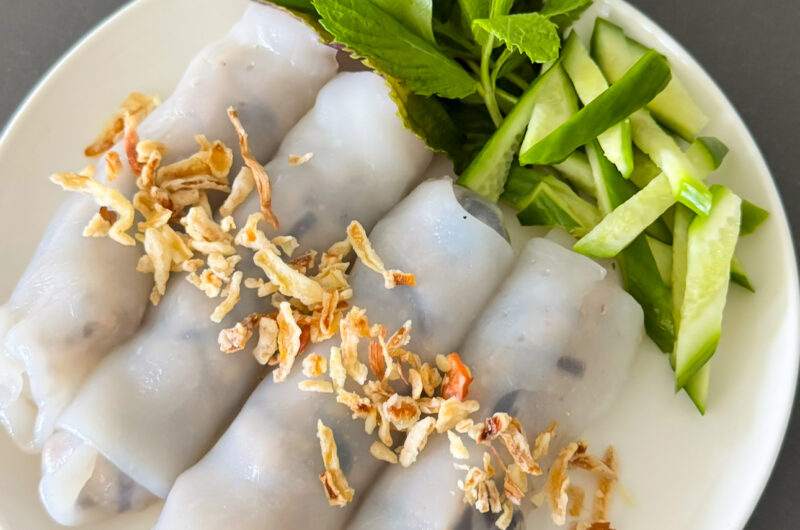 How to make Bánh Cuốn Recipe (Vietnamese Steamed Rice Rolls)
